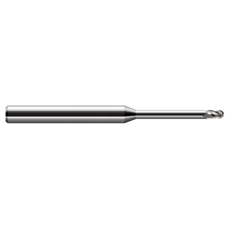 HARVEY TOOL Miniature End Mill - Ball - Long Reach, Stub Flute, 0.6250" (5/8) 14940